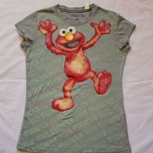 Mighty Fine Kids Gray Elmo T-Shirt